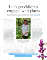 Kew Magazine Summer 2023 The Last Word - Anna Lewington - Let's get children engaged with plants